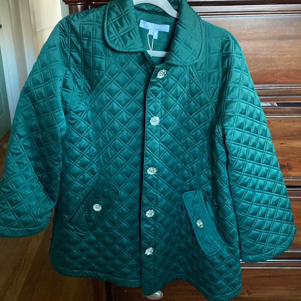 Hill House Duvet Quilted Coat Jacket 💚✨